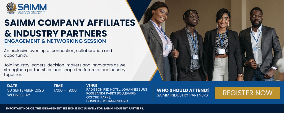 Company Affiliates & Industry SAIMM Partners Engagement and Networking Session